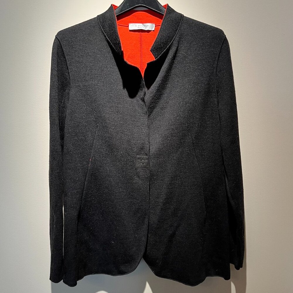 D. Exterior 100% Wool Jacket, Size L, Used, Made in Italy